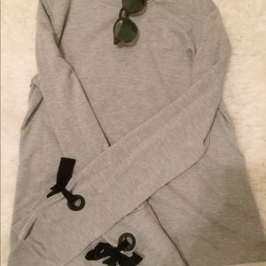 Grey long sleeve shirt